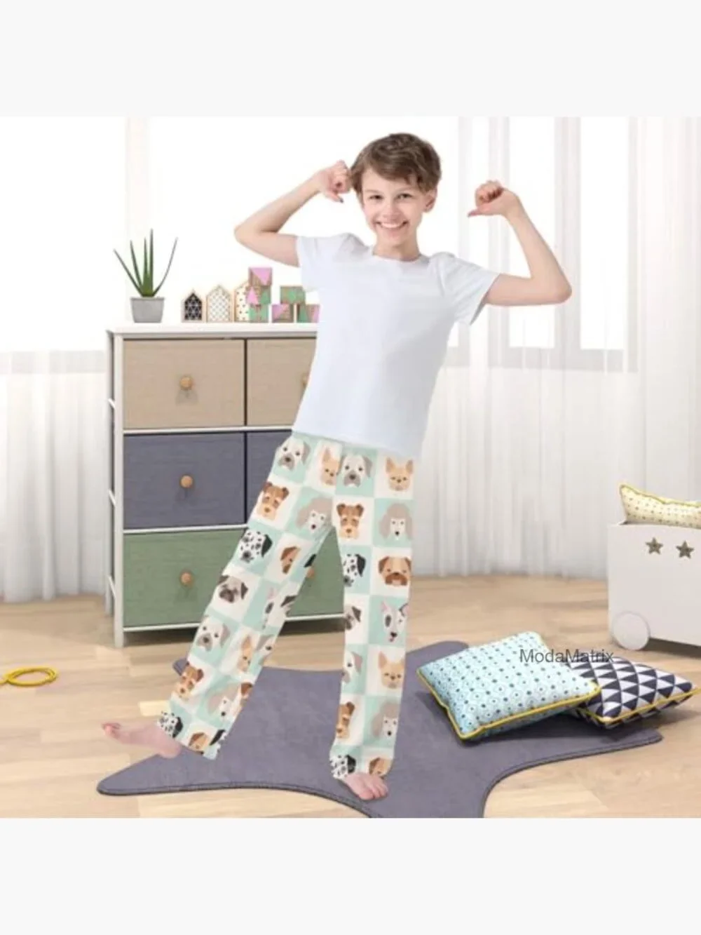 Ice Cream Drip Pajama Pants Long Sleep Soft Lounge Bottoms